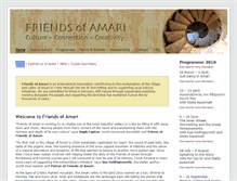 Tablet Screenshot of friends-of-amari.org
